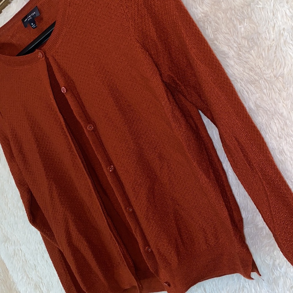 The Limited Button Up Sweater